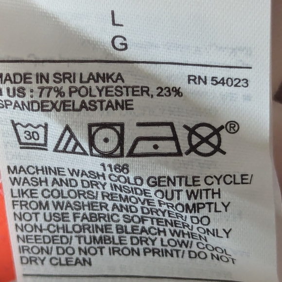 OLD NAVY • Active Powersoft Neon Pink & White Marble Highrise Leggings Size Larg - Picture 10 of 10